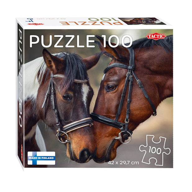 Tactic jigsaw puzzle horses in Love, 100th.