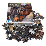 Tactic jigsaw puzzle horses in Love, 100th.