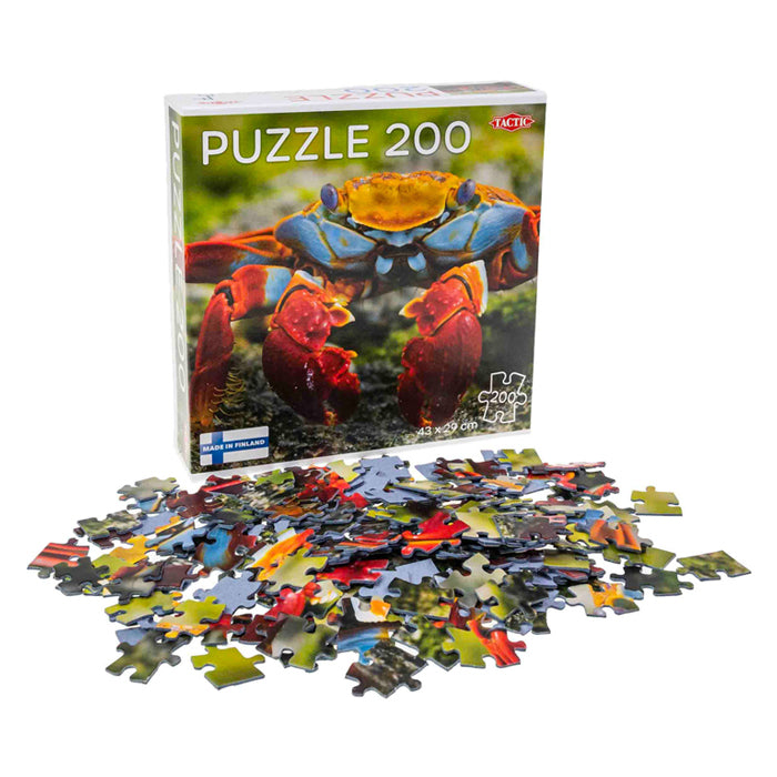 Puzzle tattico puzzle granchio colorato, 200st.