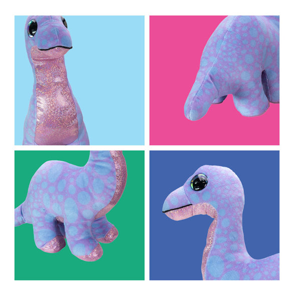 Lumo Stars Knuffel Brontosaur, 15cm