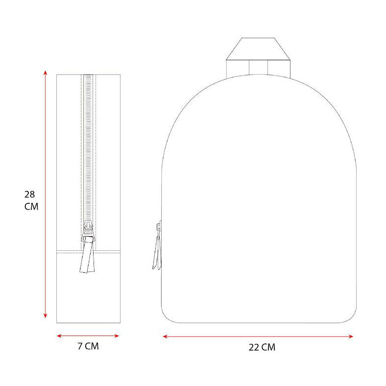 Zaino vadobag pret tempo per abbracci blu