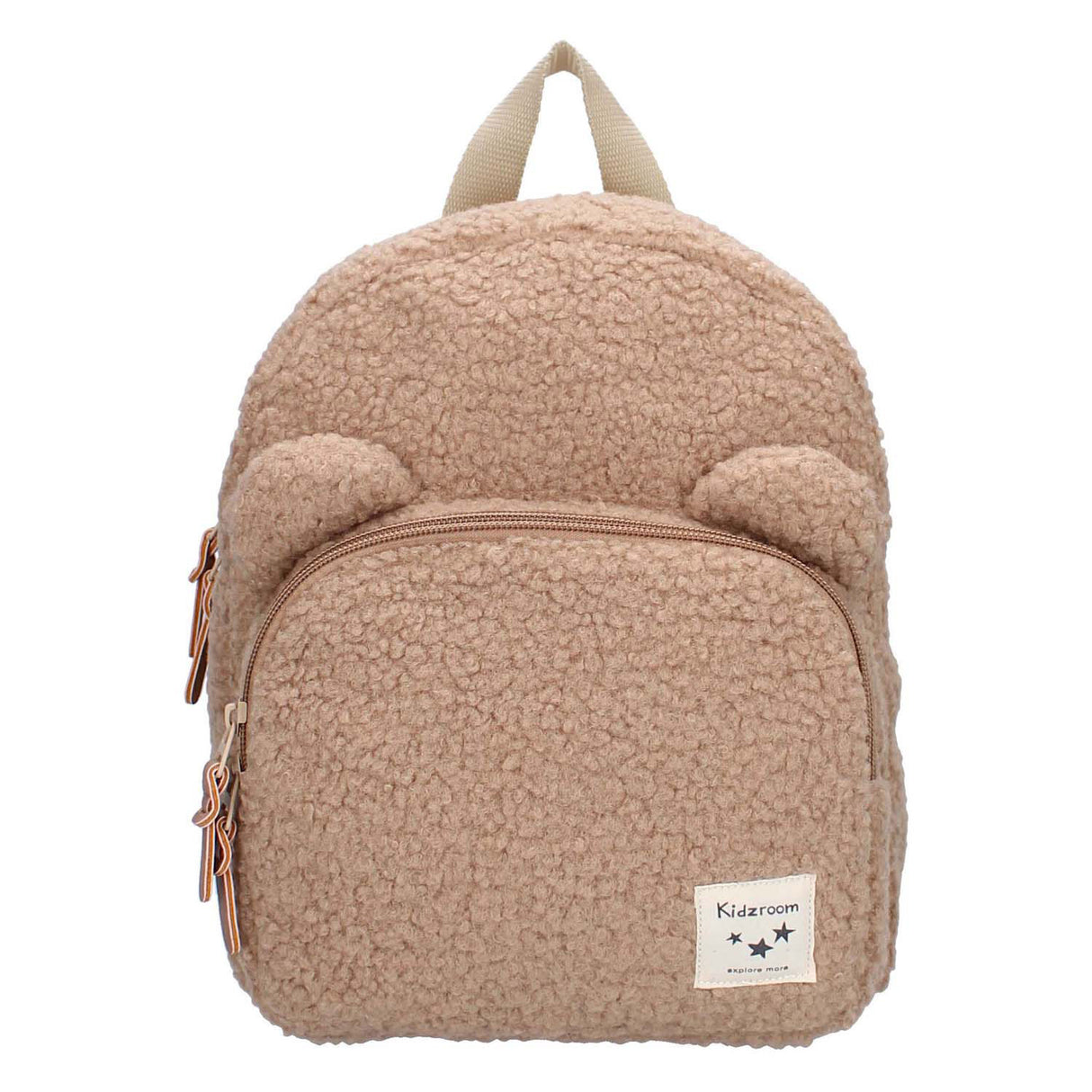 Kidzroom backpack porto beary excited beige