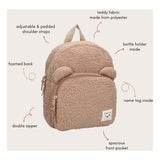 Kidzroom backpack porto beary excited beige