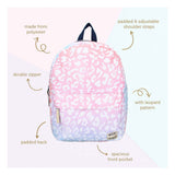 Milky kiss backpack bold style leopard print