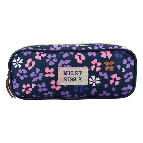 Milky Kiss Wildflower Bleistift Case - 9 x 22 x 8 cm - purpurroude - Blummen