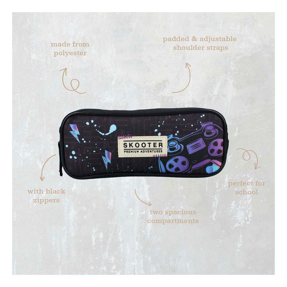 Vadobag scooter pouch game face on