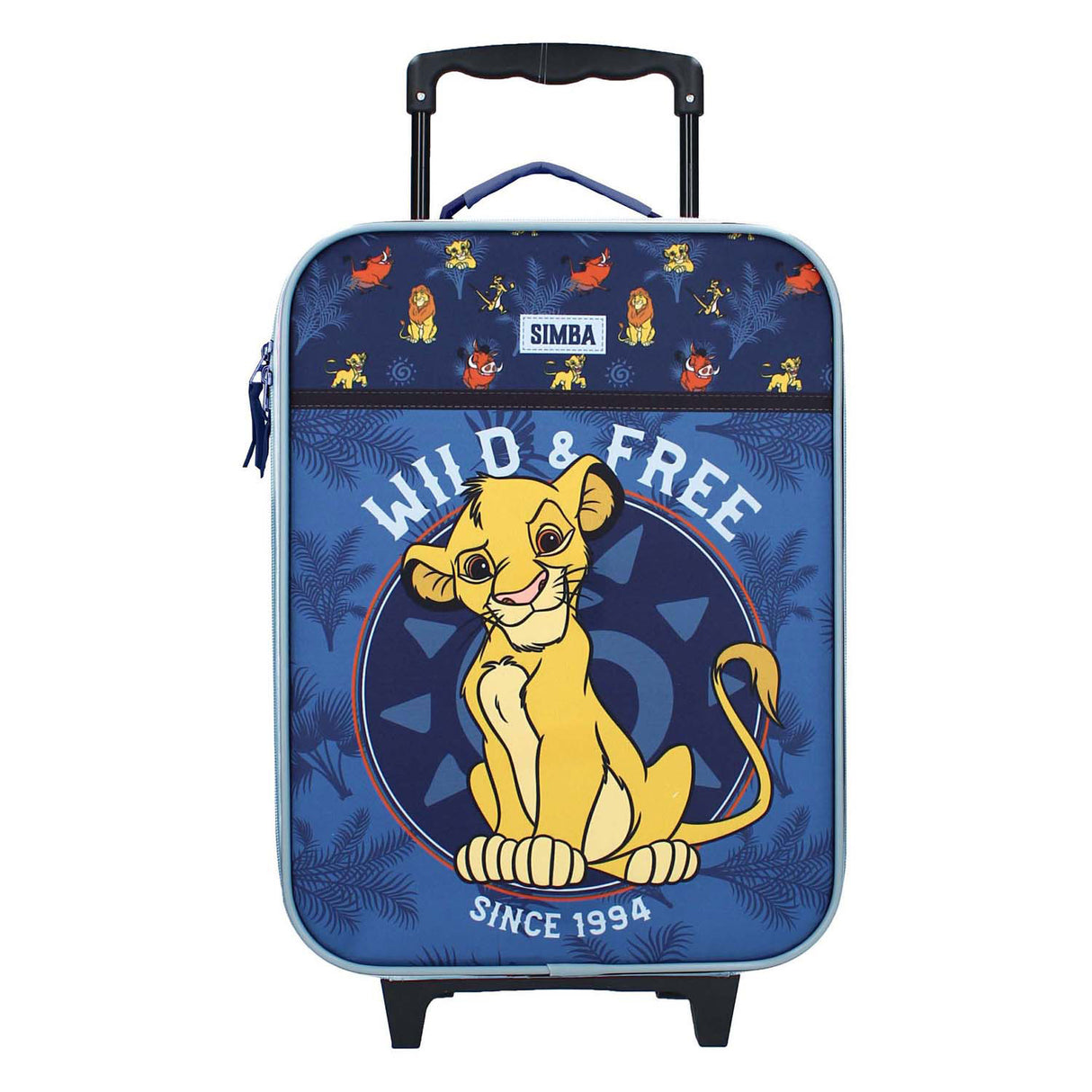 Vadobag the lion king (simba) trolley case made to roll