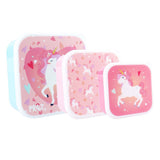 Vadobag lunch box fun fresh bites unicorn - 3 pieces.