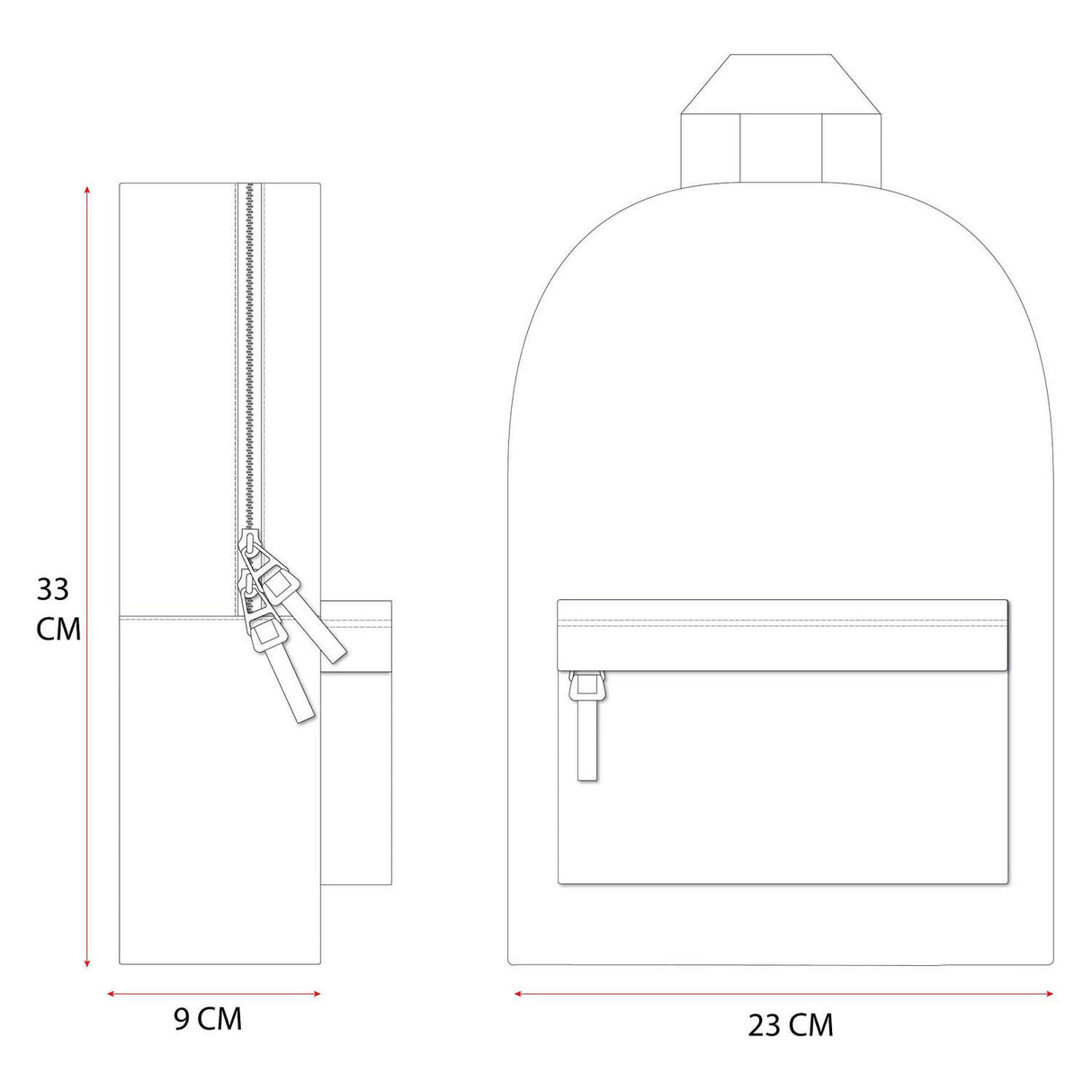 Vadobag stitch backpack unconditionally loved