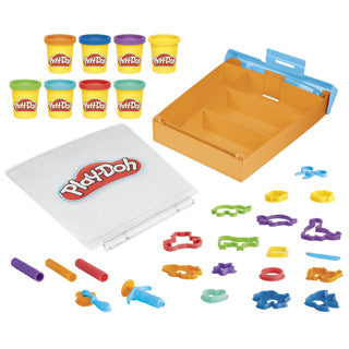 Play-Doh fantasy animals storage set - 8 clay pots