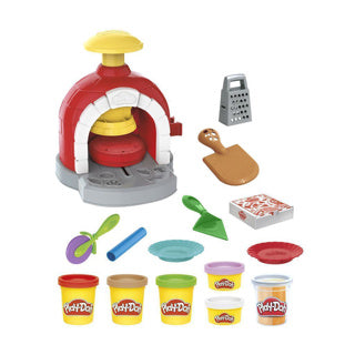 Zestaw do zabawy w piec do pizzy Play-doh - modelina - w tym 6 garnków - rękodzieło dla dzieci