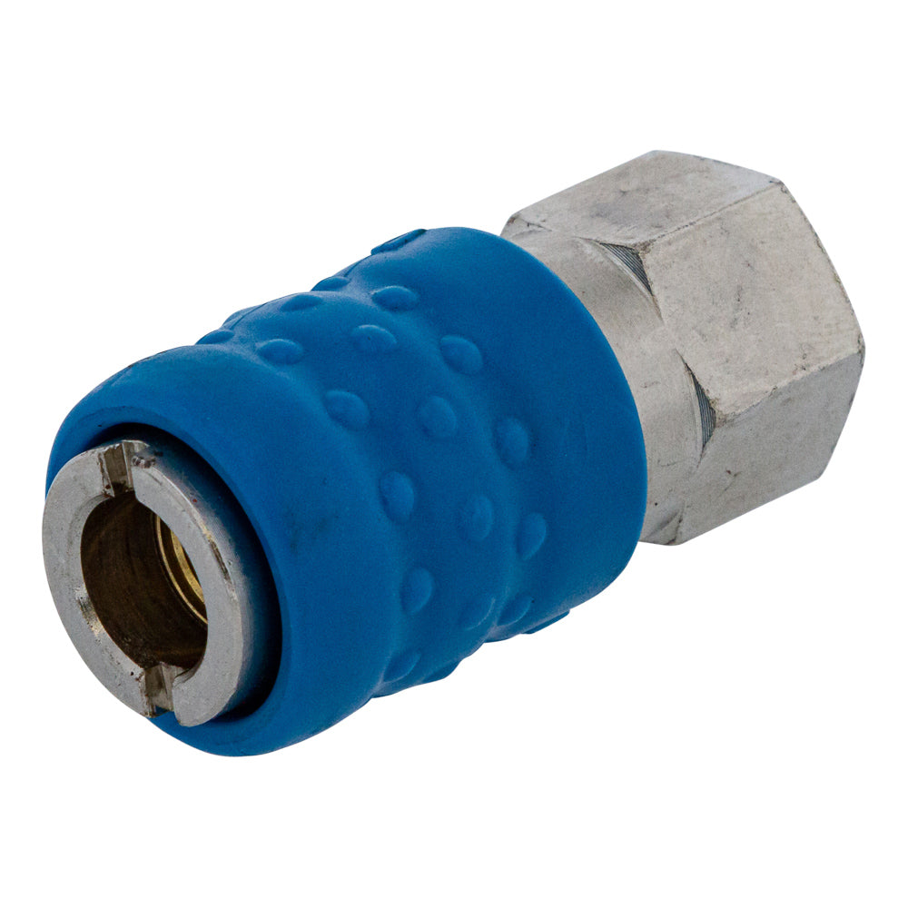 Universal quick coupling with internal thread 3 8 for plug-in nipple