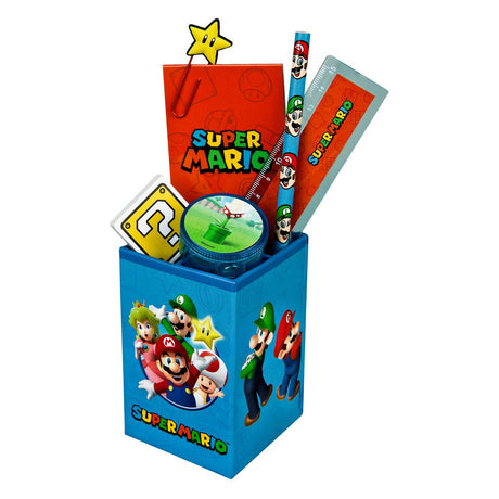 Ensemble de bureau Undercover Super Mario, 7 pièces.