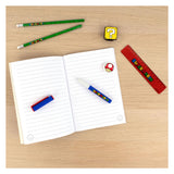 Undercover Super Mario stationery set, 7-piece.