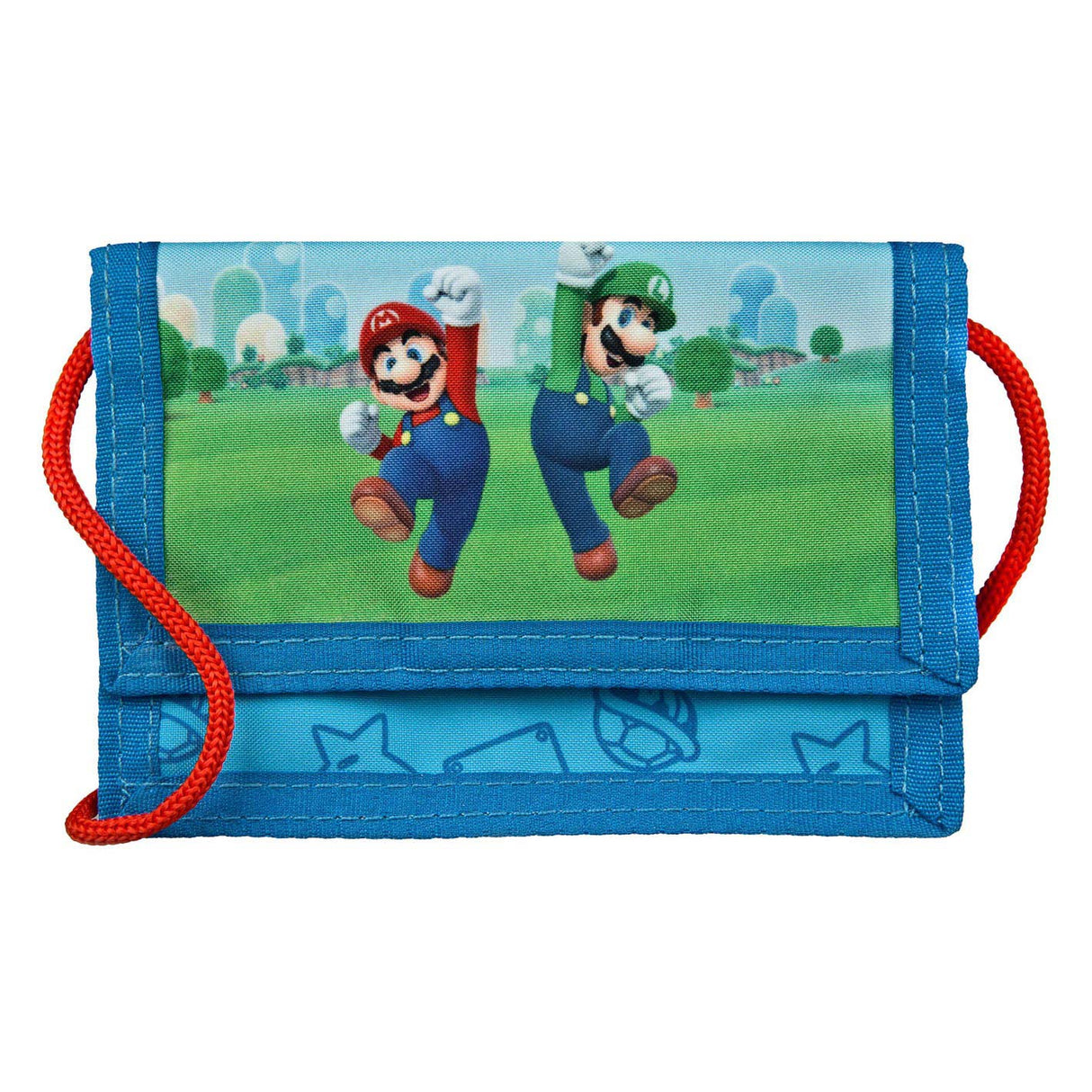 Undercover Super Mario wallet with cord