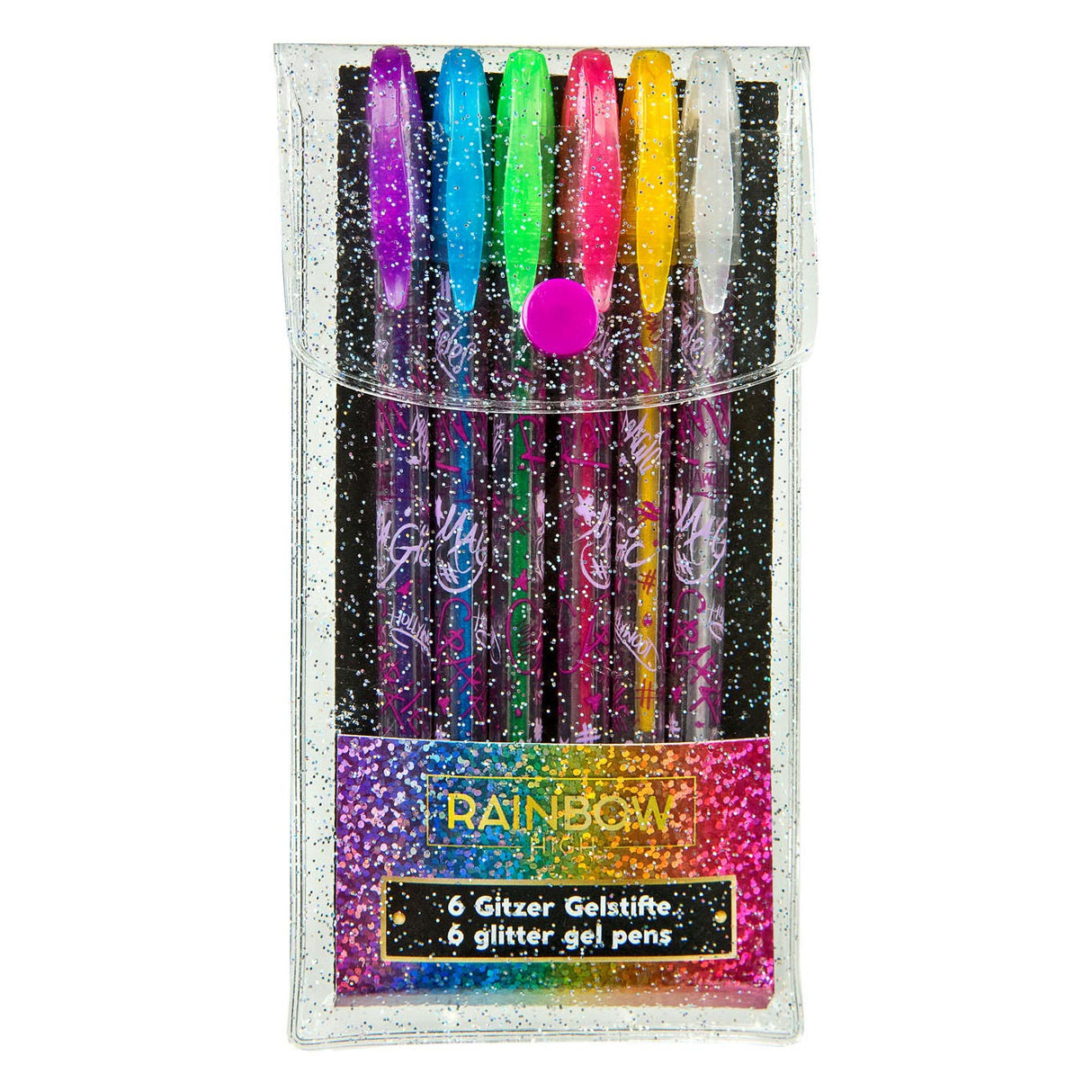 Undercover Rainbow High Glittergelpennen, 6.