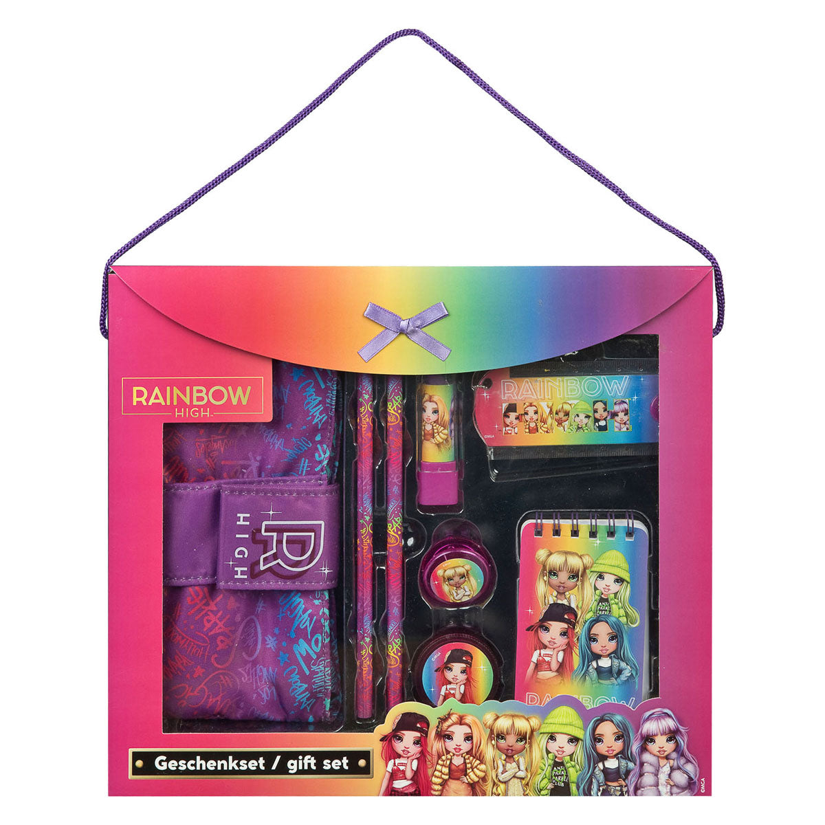 Undercover Stationery set Rainbow High, 8dlg.