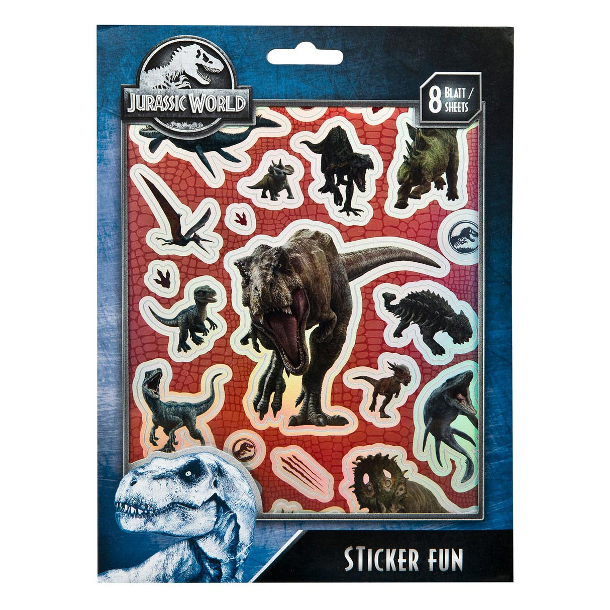 Undercover Jurassic World Stickerset