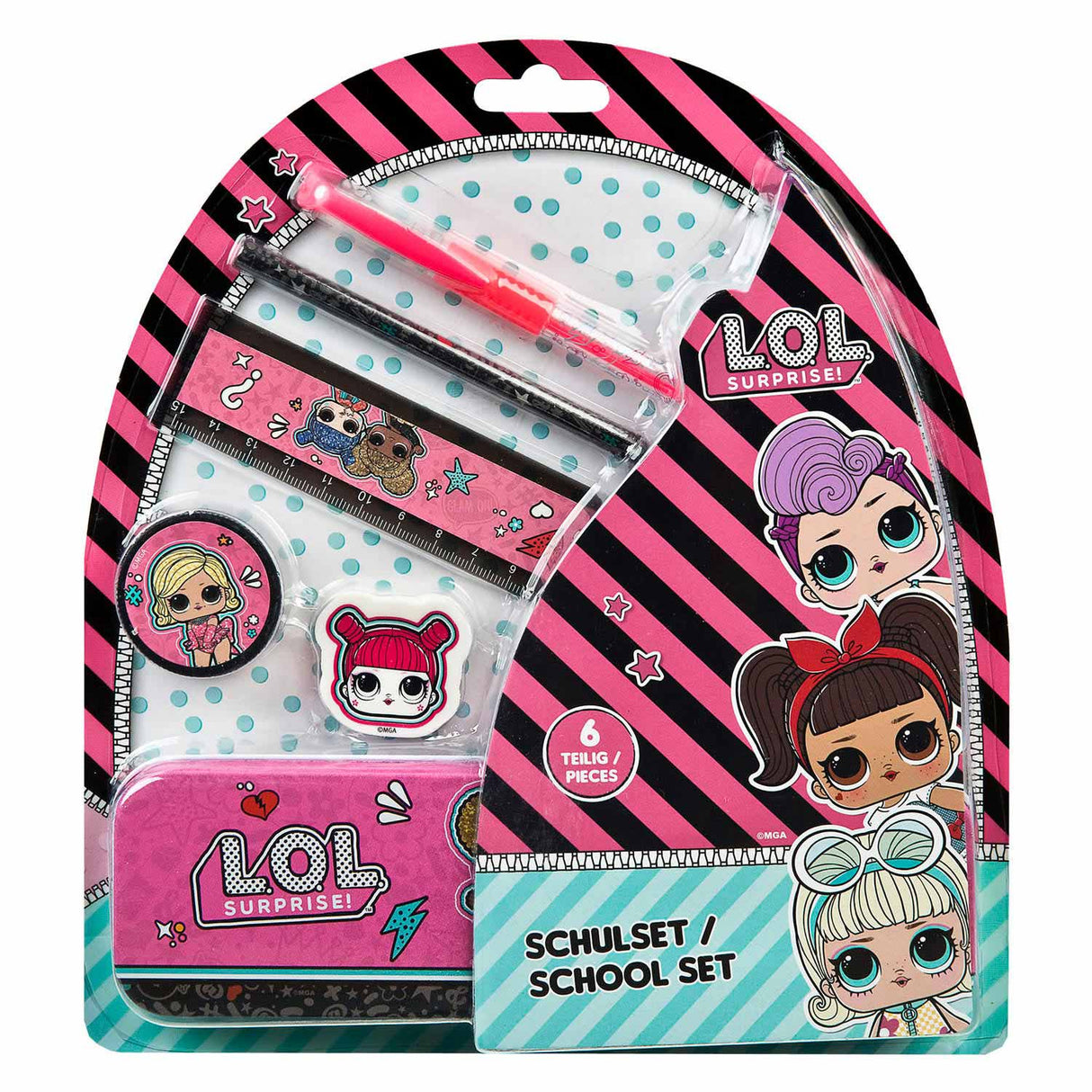 L.O.L. L.O.L Surprise Schoolset, 6dlg.