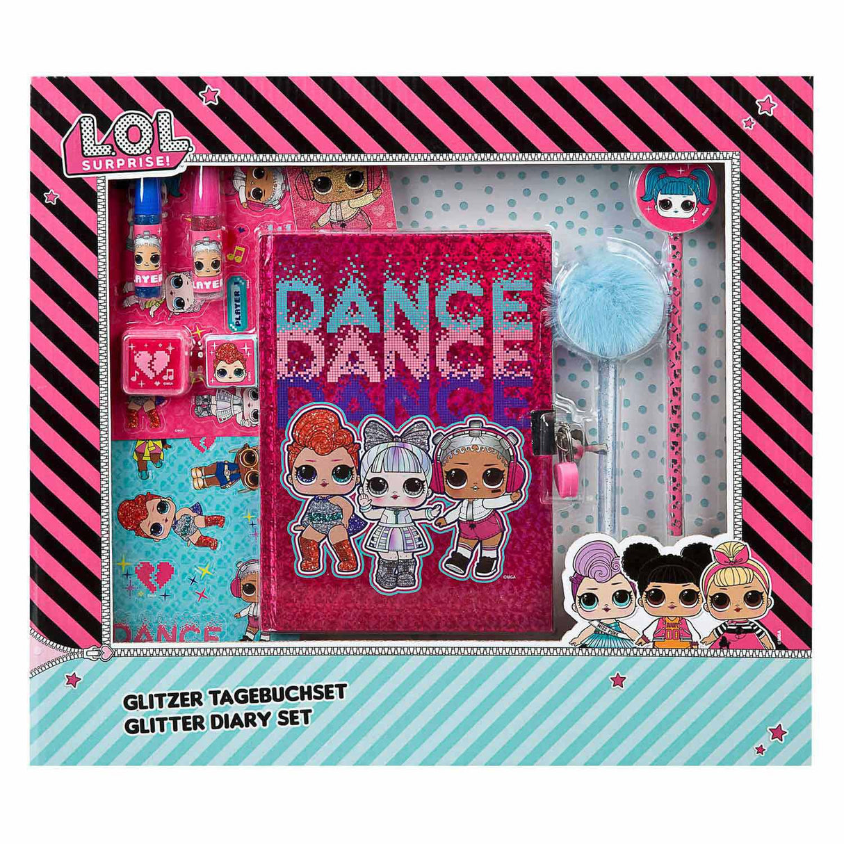 L.O.L. Surprise! Glitter Dagboek Set