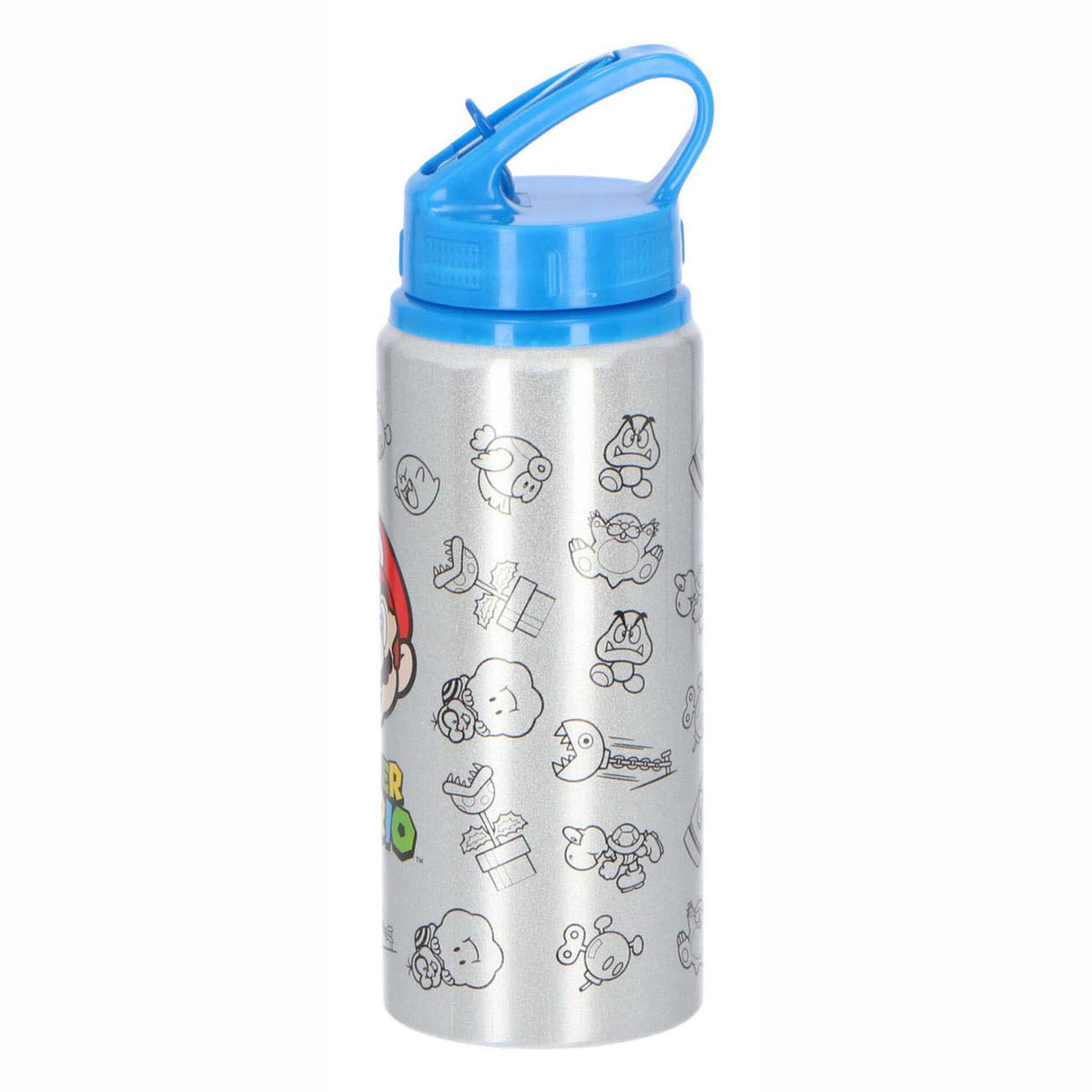 Undercover Super Mario Aluminium Drinking Bottle, 710 ml