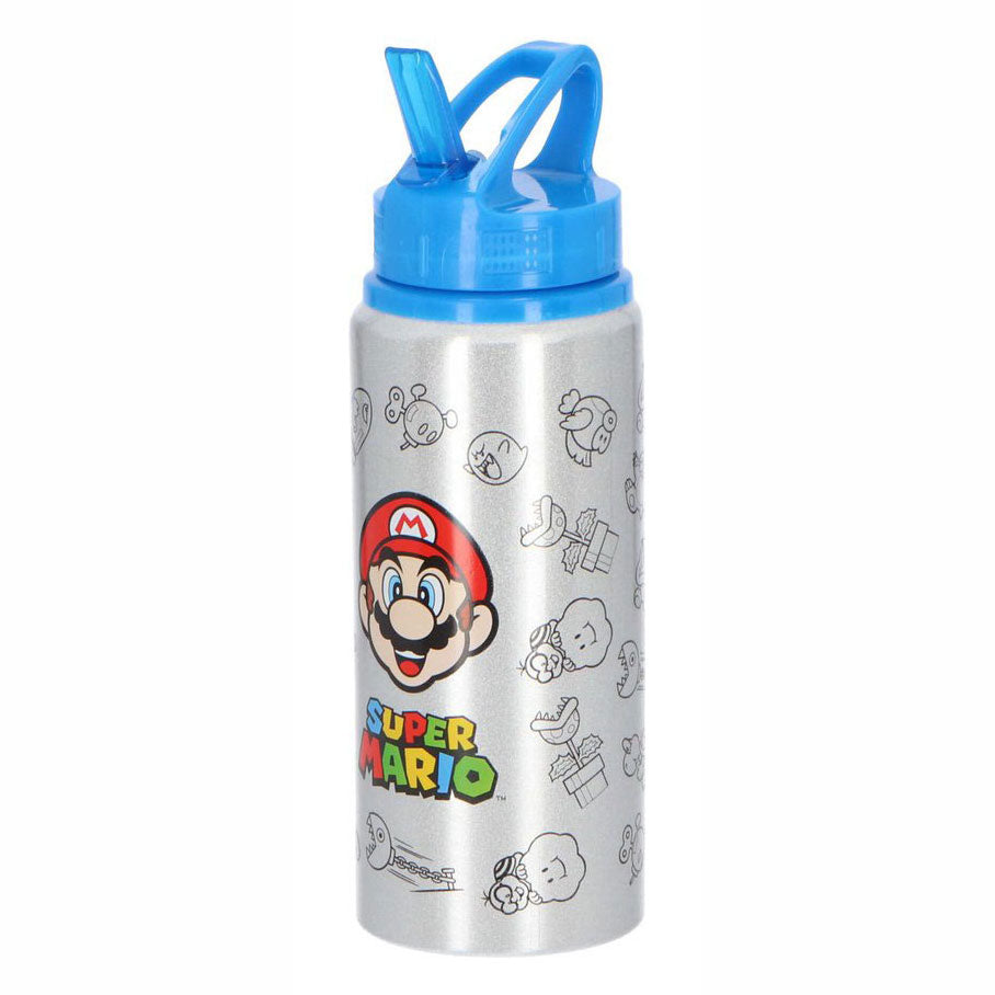 Undercover Super Mario Aluminium Drinking Bottle, 710 ml