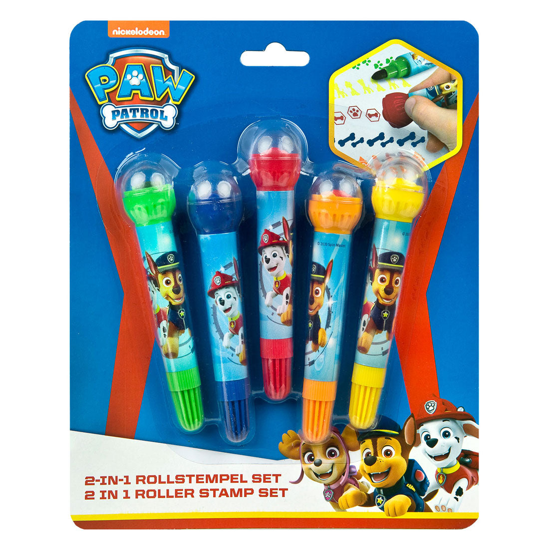 Paw Patrol Rol- and Stamp Stifts