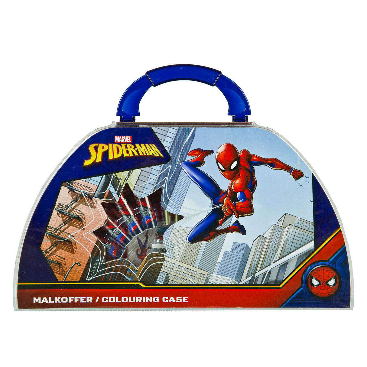 Spiderman Color koffert, 51dlg.