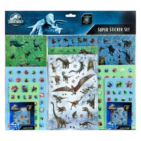 Undercover super sticker set jurassic world
