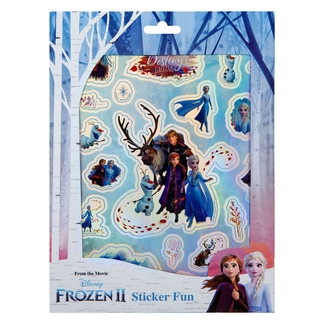 Undercover Sticker Fun Frozen, 8 sheets