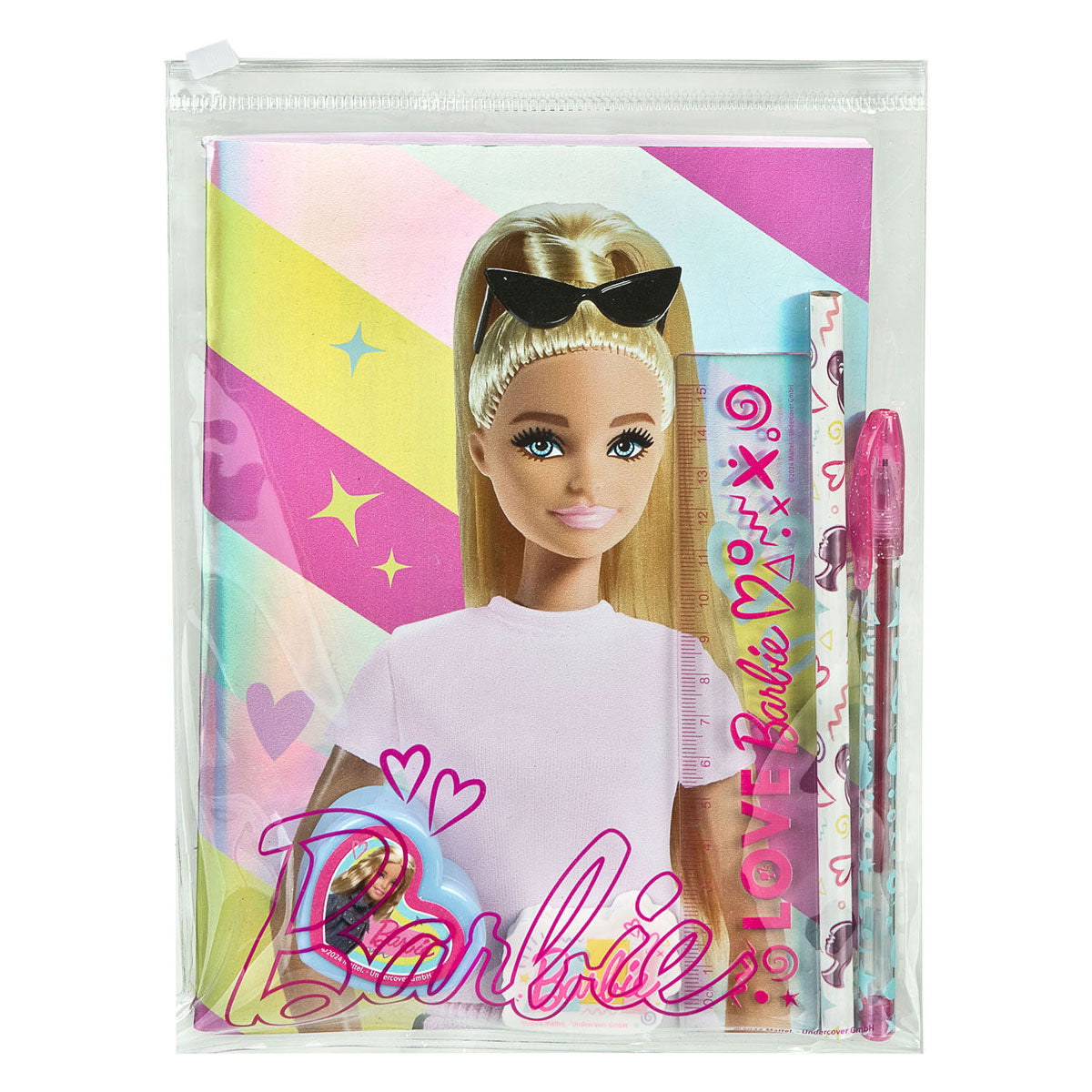 Undercover notebook set barbie, 7dlg.