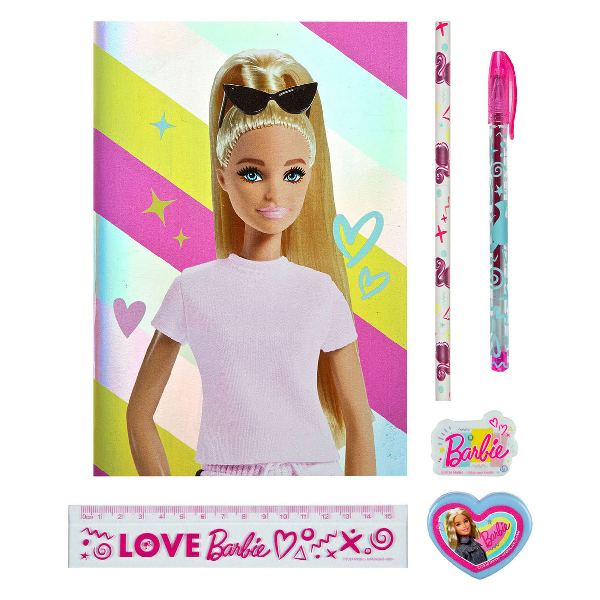 Notebook Undercover Set Barbie, 7dlg.