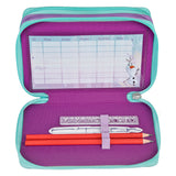 Undercover etui disney frozen 3-vaks gevuld schoolset multi kleuren.