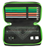 Undercover 3-compartment filled pencil case Jurassic World
