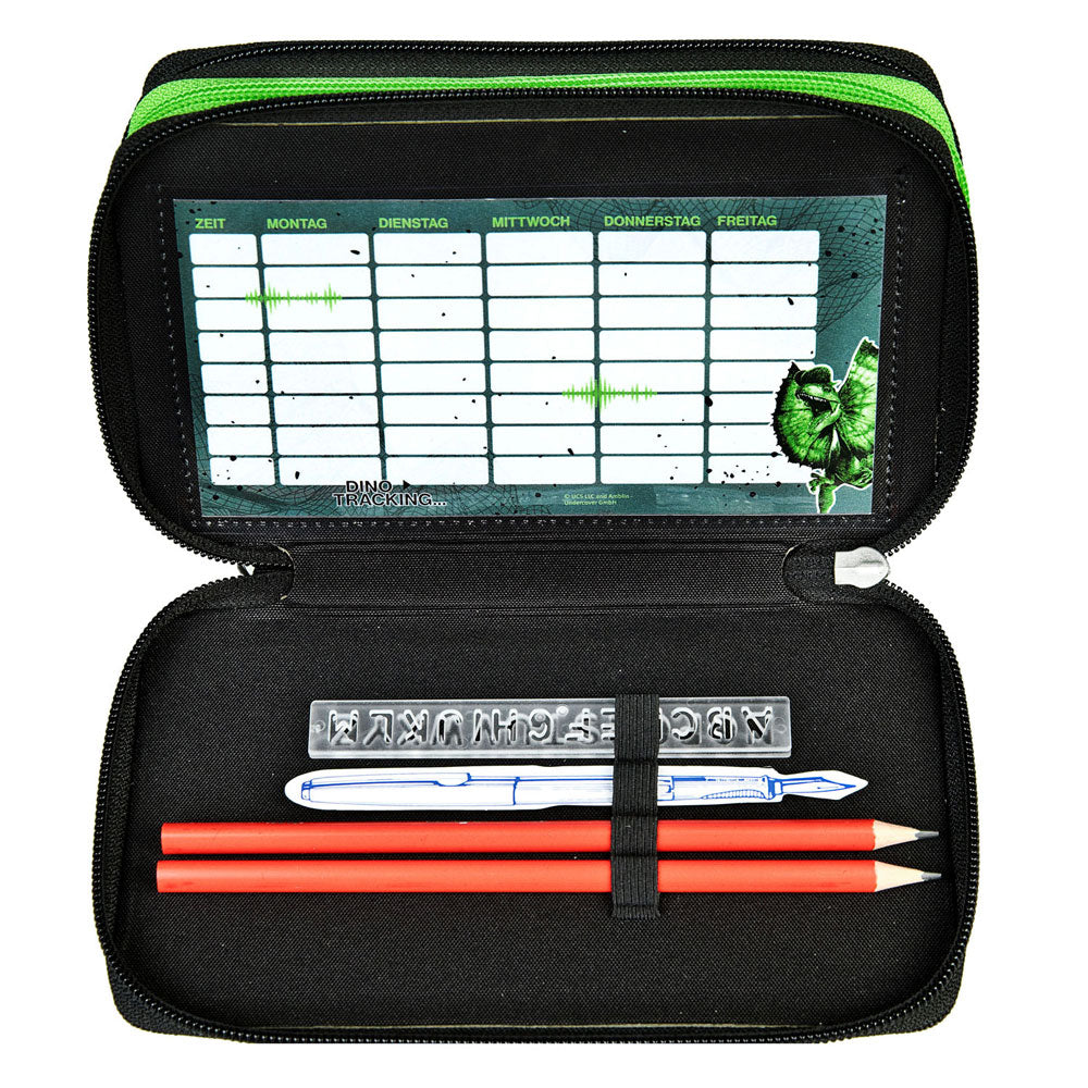 Undercover 3-compartment filled pencil case Jurassic World