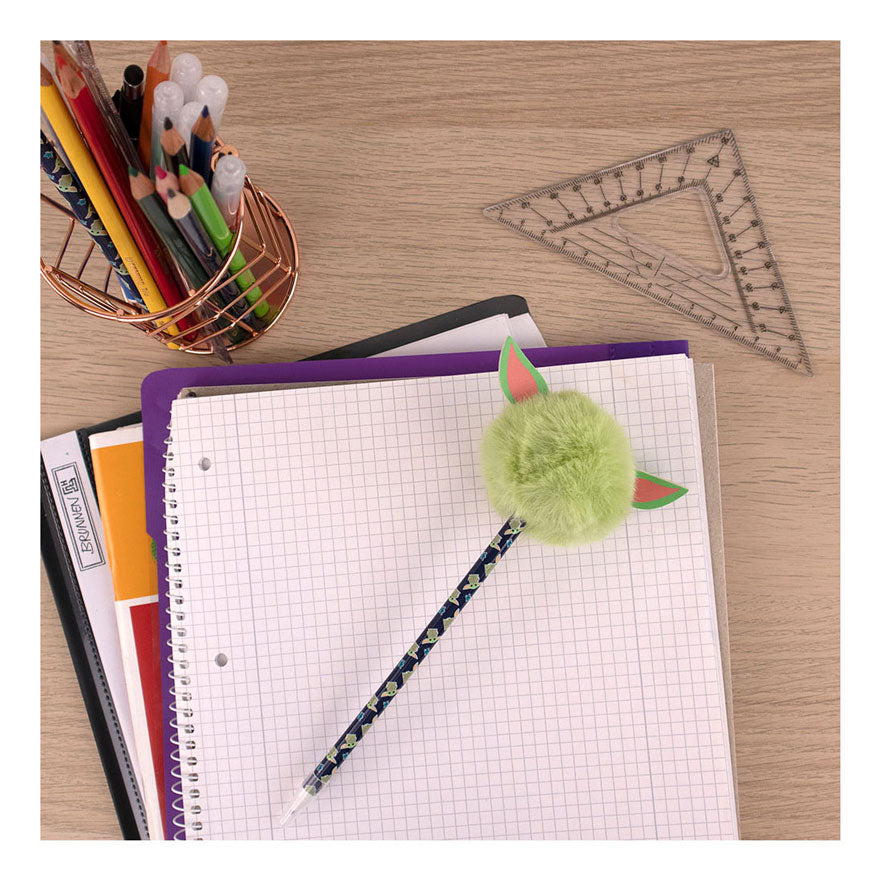 Undercover ballpoint pen with pom pom star wars grogu