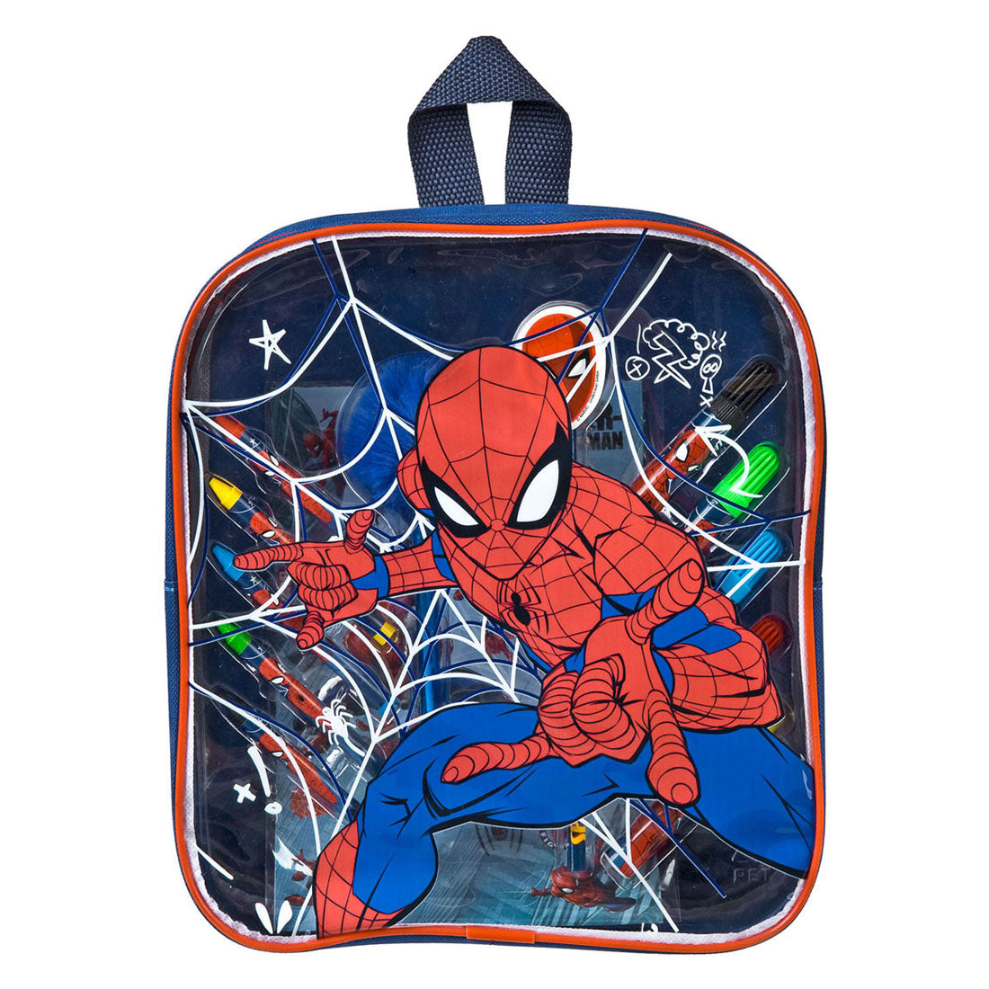 Undercover coloring set spiderman in backpack
