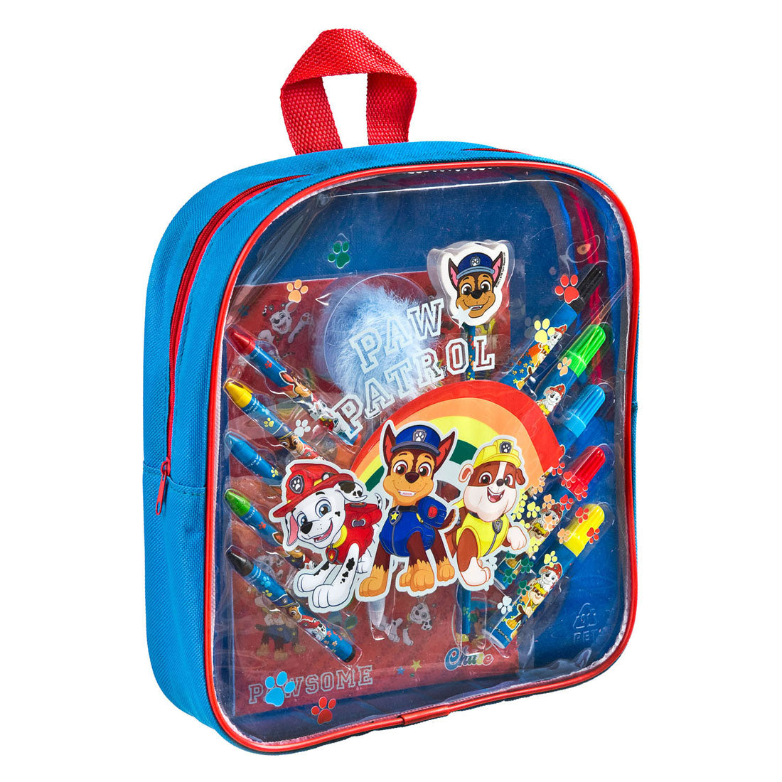 Undercover coloring set paw patrol in backpack