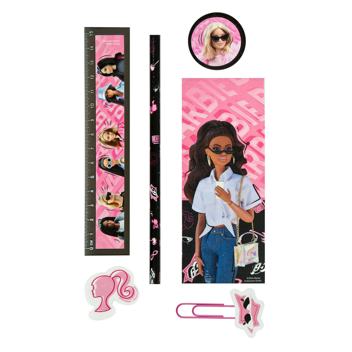 Undercover Desk set Barbie, 6dlg.