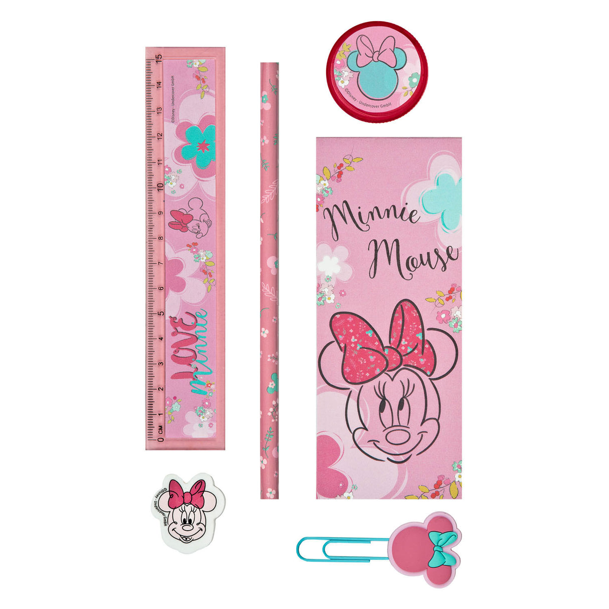 Tajna miza set Minnie Mouse, 6dlg.