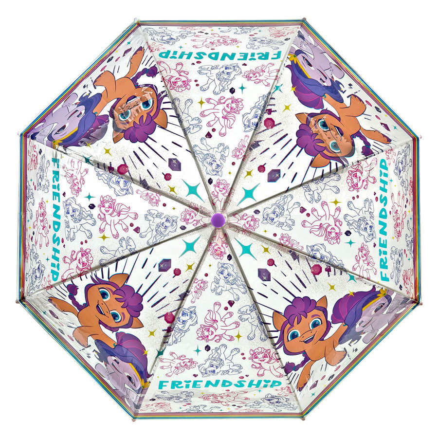 Parapluie sous couverture mon petit poney