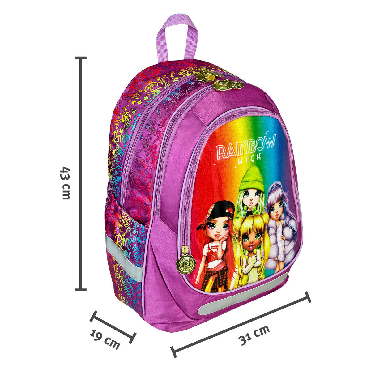 Undercover School Backpack Rainbow High