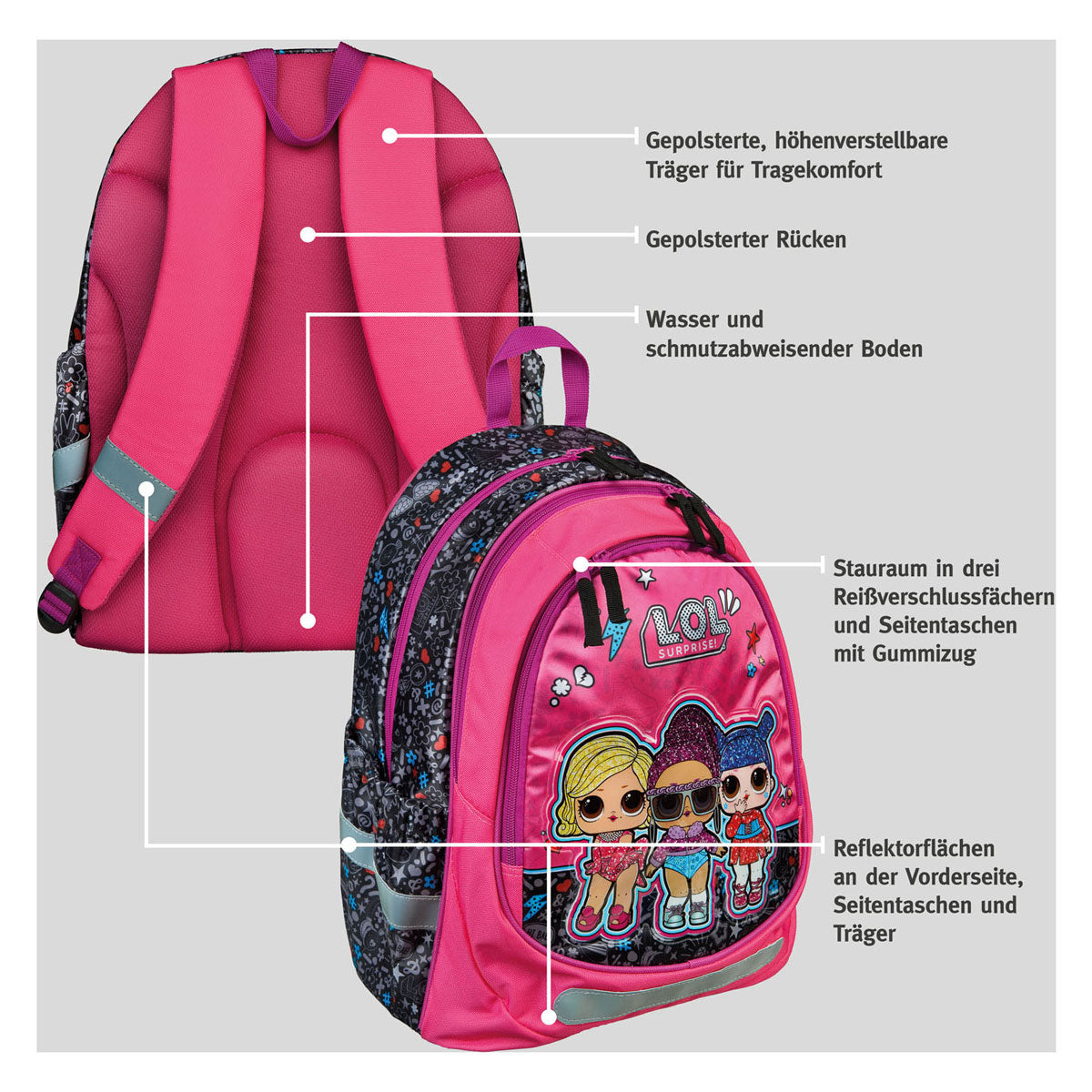 Lol school backpack surprise