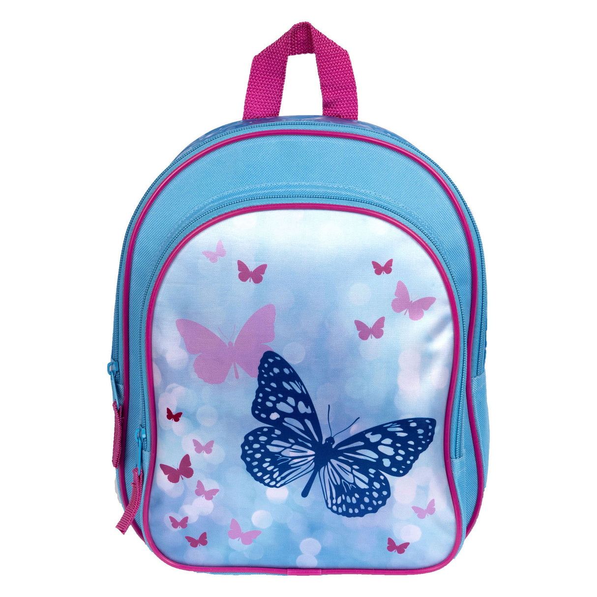 Undercover Backpack with front pocket butterflies