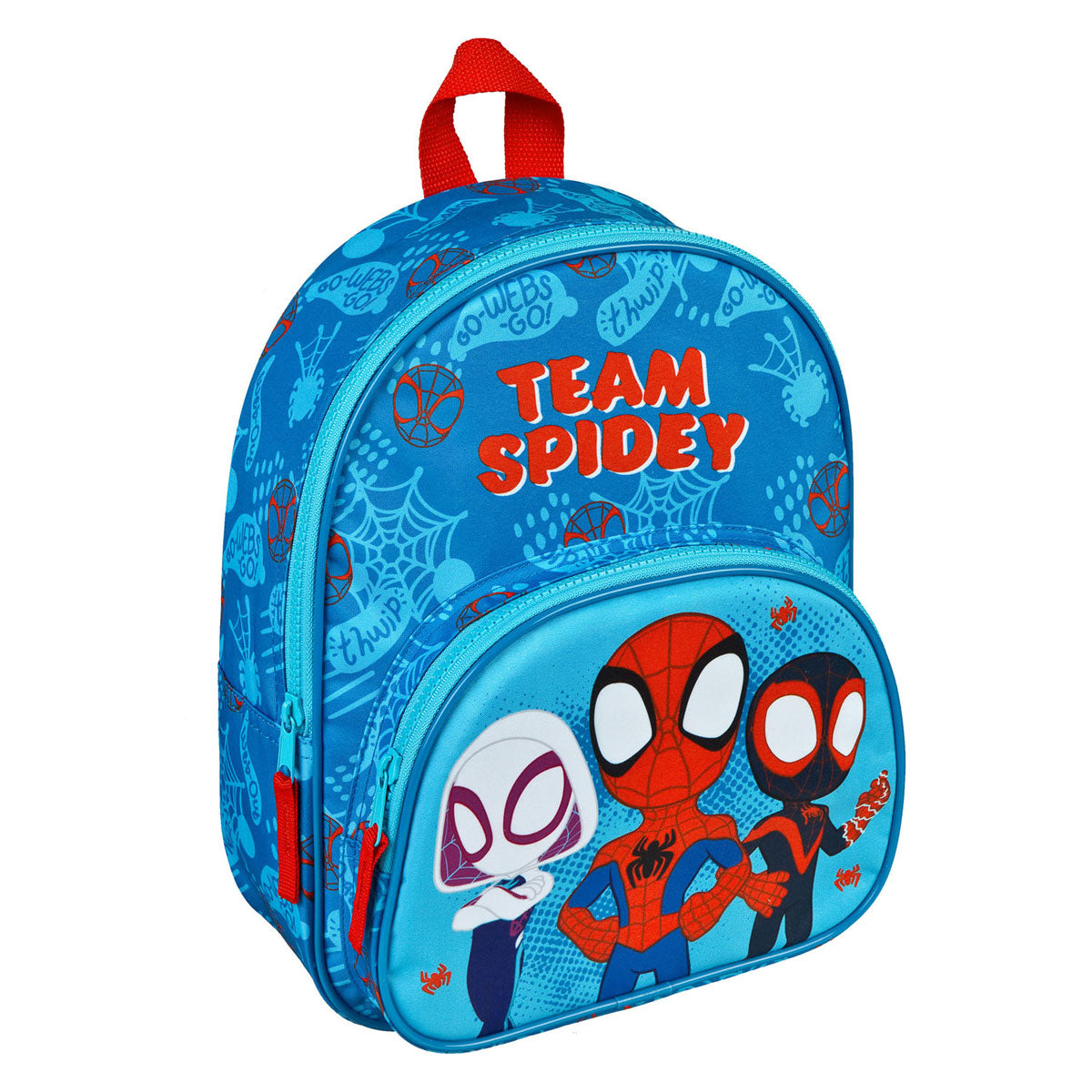 Undercover Spidey and Friends Rugtas 30.5x25.5x10 cm Blauw Rood