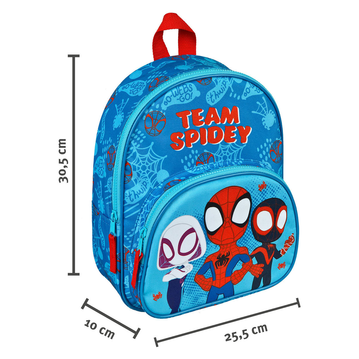 Undercover Spidey and Friends Rugtas 30.5x25.5x10 cm Blauw Rood