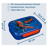 Undercover spiderman lunch box blue red