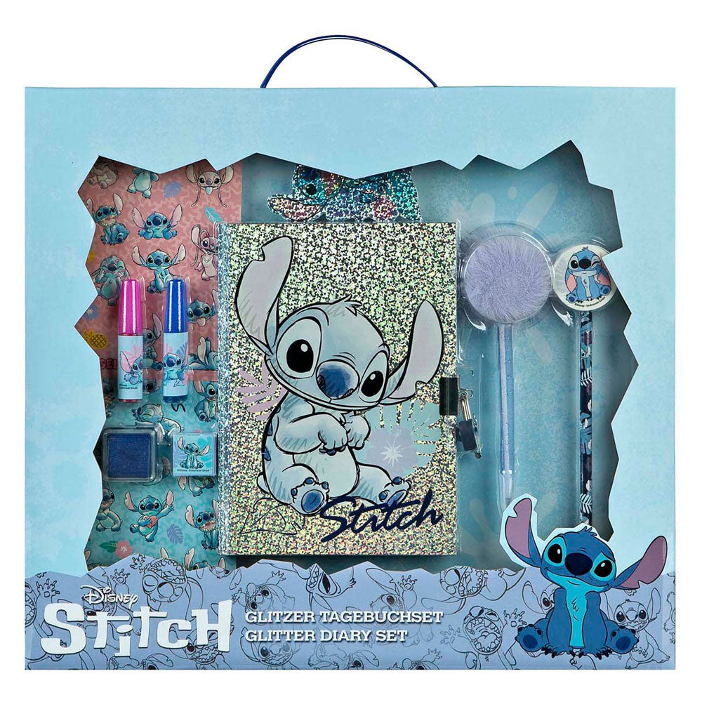 Undercover Stitch Glitter Diary Set