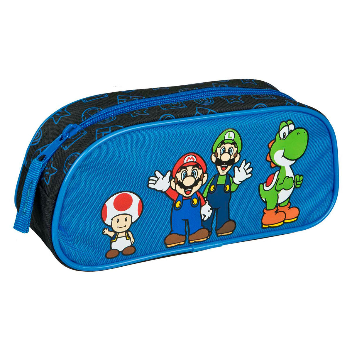 Undercover pencil case super mario blue with zipper