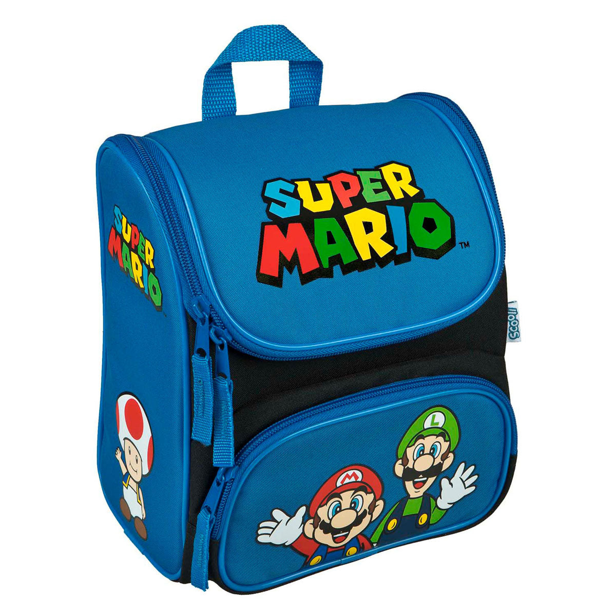 Undercover school backpack super mario blue